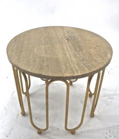 Jean Roy re Jean Royere attributed wave round coffee table - 996552