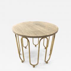 Jean Roy re Jean Royere attributed wave round coffee table - 997478