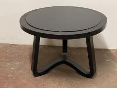 Jean Roy re Jean Royere black tripod coffee table - 1903259