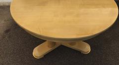 Jean Roy re Jean Royere documented sycamore rarest extendable dinning table - 1307921