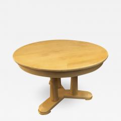 Jean Roy re Jean Royere documented sycamore rarest extendable dinning table - 1308755