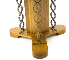 Jean Roy re Jean Royere extendable documented genuine oak model Ruban dinning table - 1599516