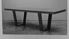 Jean Roy re Jean Royere for Gouff genuine rarest stamped rosewood long coffee table - 1205765