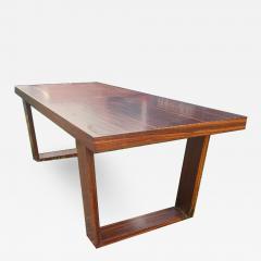 Jean Roy re Jean Royere for Gouff genuine rarest stamped rosewood long coffee table - 1206319