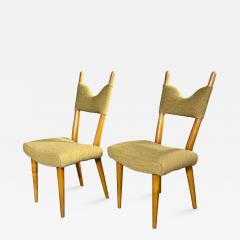 Jean Roy re Jean Royere genuine documented pair of Model Baltique chairs - 2379748