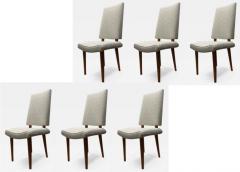 Jean Roy re Jean Royere genuine documented set of 6 dinning chairs - 2677396