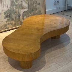 Jean Roy re Jean Royere oak documented model flaque coffee table - 2984533