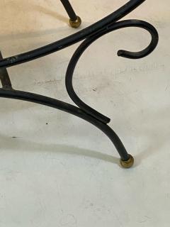 Jean Roy re MID CENTURY JEAN ROYERE STYLE BLACK WIRE BENCH - 1600264