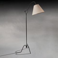 Jean Roy re Mid 20th Century Wrought Iron Floor Lamp with Rotating Head - 4317139