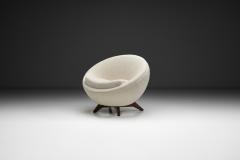 Jean Roy re Mid Century Modern Ovoid Lounge Chair in the manner of Jean Roy re Europe 1950s - 4646875