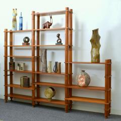 Jean Roy re Modular Teak Free Standing Shelving Unit French 1960s - 2996364