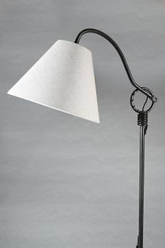 Jean Roy re PAIR OF JEAN ROY RE ADJUSTABLE IRON FLOOR LAMP 1940 - 3387307