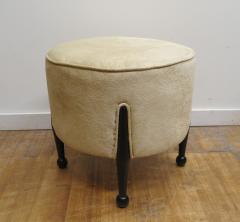 Jean Roy re Pair Vintage Stools in the Style of Jean Royere - 3045801