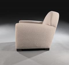 Jean Roy re Pair of Mid 20th Century French Parisian Club Armchairs - 4232052
