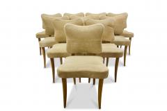 Jean Roy re Set of 10 Dining Chairs Attributed to Jean Royere - 547366