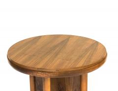 Jean Roy re jean Royere for gouffe rare coffee table with sturdy cylinder accent base - 953920