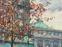 Jean Salabet Impressionism Paris Street Scene Oil on Canvas France 1954 - 4384801