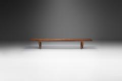 Jean Touret French Oak Bench by Jean and S bastien Touret France 1970s - 2338848