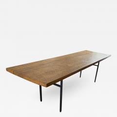 Jean Touret Jean Touret for Ateliers de Marolles longest rarest stamped dinning table - 1873448