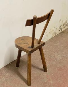 Jean Touret Jean Touret for ateliers de Marolles attributed Brutalist chair - 1930356