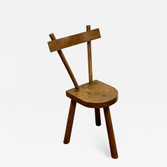 Jean Touret Jean Touret for ateliers de Marolles attributed Brutalist chair - 1932912