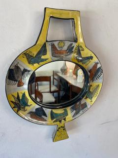 Jean de Lespinasse Ceramic Mirror by Jean de Lespinasse France 1960s - 2556760