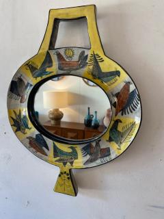 Jean de Lespinasse Ceramic Mirror by Jean de Lespinasse France 1960s - 2556764