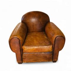Jean de Merry A Pair of Custom Normandy Club Chairs Attributed to Jean de Merry 20th C  - 4211319