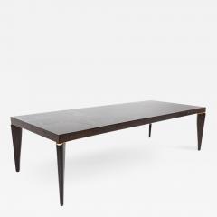 Jean de Merry Mid Century Black Lacquer Dining Table - 2576438