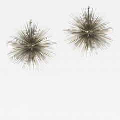 Jean de Merry Pair 20 Light Sputnik Mid century Style Chandeliers by Jean De Merry for Lumiere - 4189311