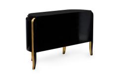 Jean de Merry Pair of Jean de Merry American Mid Century Ebony Lacquer Commode - 4272872