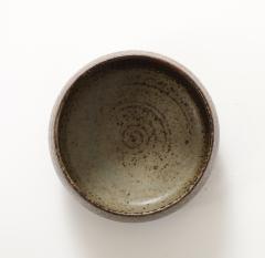 Jean tessier Jean Tessier Beige Brown Stoneware Bowl France c 1940 50 signed - 4509603