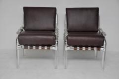 Jeff Messerschmidt Lucite Pair of 1000 Pipe Line Series Chairs by Jeff Messerschmidt - 428768