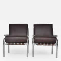 Jeff Messerschmidt Lucite Pair of 1000 Pipe Line Series Chairs by Jeff Messerschmidt - 429354