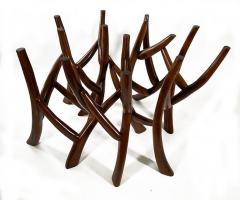 Jeffrey Greene American Modern Freeform Walnut Dining Center Table Jeffrey Greene - 4628366