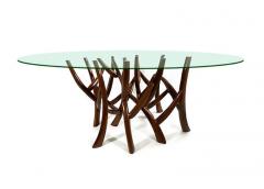 Jeffrey Greene American Modern Freeform Walnut Dining Center Table Jeffrey Greene - 4710194