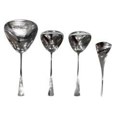 Jens H Quistgaard Jens Quistgaard Exceptional Tjorn Solid Sterling Silver Flatware Servie 1960s - 375445