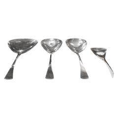 Jens H Quistgaard Jens Quistgaard Exceptional Tjorn Solid Sterling Silver Flatware Servie 1960s - 375447