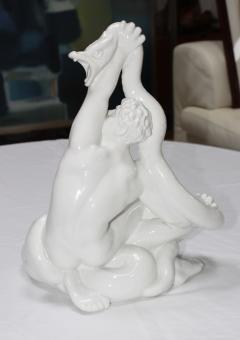 Jens Peter Dahl Jensen 1960s Dahl Jensen Danish Porcelain Sculpture - 766062