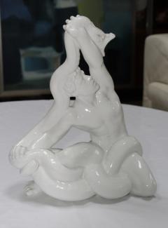 Jens Peter Dahl Jensen 1960s Dahl Jensen Danish Porcelain Sculpture - 766064