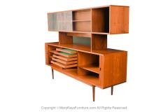 Jens Quistgaard Danish Mid Century Credenza Hutch Jens Quistgaard Peter Lovig - 2977738