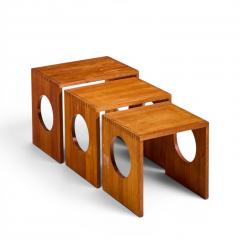 Jens Quistgaard Jens Quistgaard Mid Century Danish Teak Nesting Tables Set of 3 - 4639042