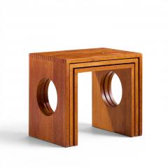 Jens Quistgaard Jens Quistgaard Mid Century Danish Teak Nesting Tables Set of 3 - 4639359