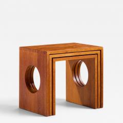 Jens Quistgaard Jens Quistgaard Mid Century Danish Teak Nesting Tables Set of 3 - 4639360