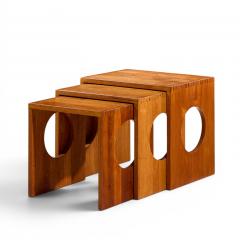 Jens Quistgaard Jens Quistgaard Mid Century Danish Teak Nesting Tables Set of 6 - 4639026