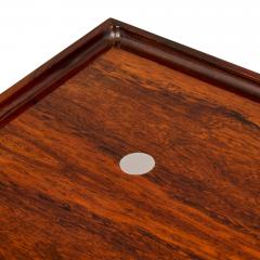 Jens Quistgaard Mid Century Danish Hardwood and Steel Coffee Table by Jens Quistgaard - 4721375