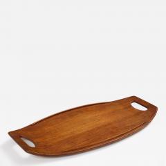 Jens Quistgaard Mid Century Teak Tray by Jens Quistgaard for Dansk Denmark c 1950 - 3053168