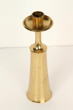 Jens Quistgaard Pair of 1950s Jens Quistgaard Brass Candlesticks for Dansk - 3678498