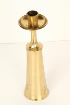 Jens Quistgaard Pair of 1950s Jens Quistgaard Brass Candlesticks for Dansk - 3678499