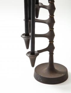 Jens Quistgaard Pair of 1960 S Iron Candelabra by Jens Quistagaard for Dansk - 2165381